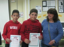 Hussein y Alexandru 1º ESO