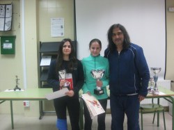 Mariana Agostinho y Lara Nevado con Eloy